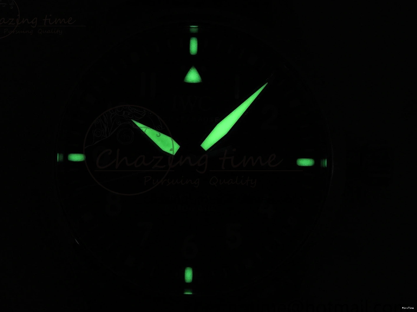 MIROTIME 0331 Pilot Mark XX IW328201 ZF 1:1 Best Edition Black Dial on Black Leather Strap A Affordable 7028